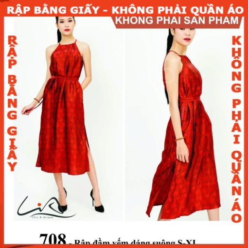 Rập giấy A0 mã 708 - Rập đầm yếm