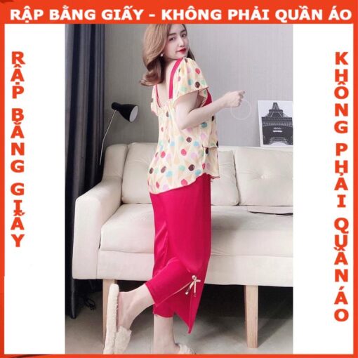 Rập giấy A0 bộ mặc nhà nữ mã 1539 - Hình ảnh 2