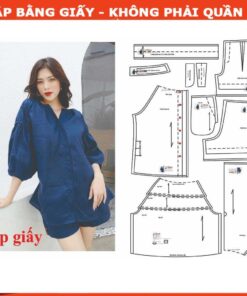Rập giấy A0 mã 1596 - bộ linen