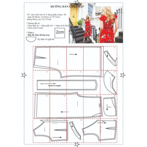Rập giấy A0  mã 537 rập jum - Hình ảnh 2