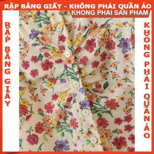 Rập  mã 984- đầm cổ 5 góc - Hình ảnh 3