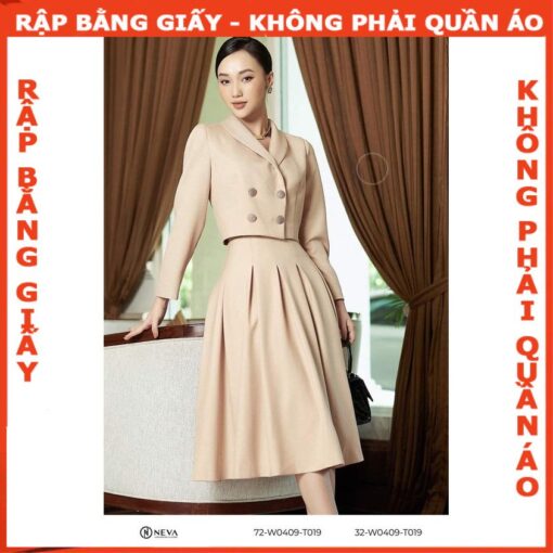 Rập giấy A0 set vest cổ sam mã 1414 - Hình ảnh 2