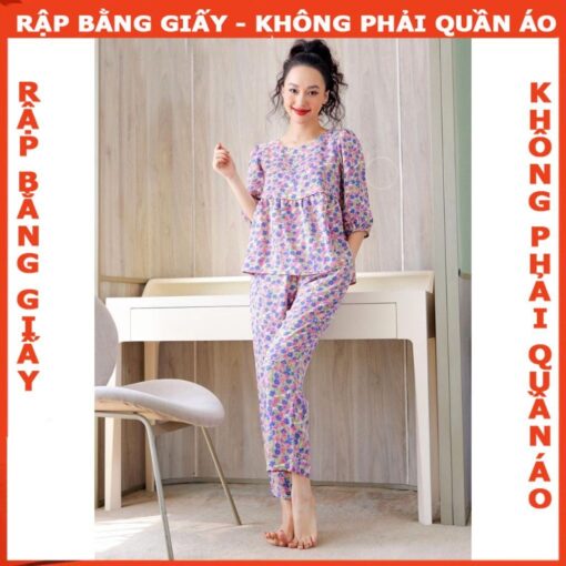 Rập giấy A0 mã 1501 - bộ mặc nhà