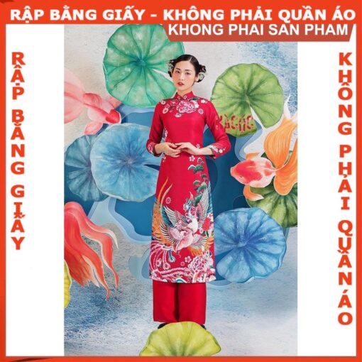 Rập giấy A0 may áo dài pen ngực AD33 - Hình ảnh 4