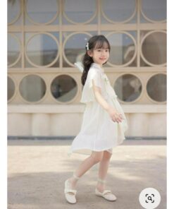 Alternative view of Rập giấy A0 mã R493 - đầm bé gái