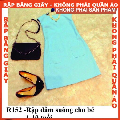 Rập giấy A0 mã R152 - rập đầm nữ