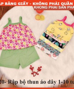 Rập mã R20 - bộ thun bé gái