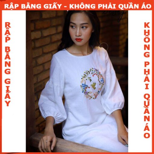 Rập giấy A0 mã 26 - rập đầm nữ - Hình ảnh 2