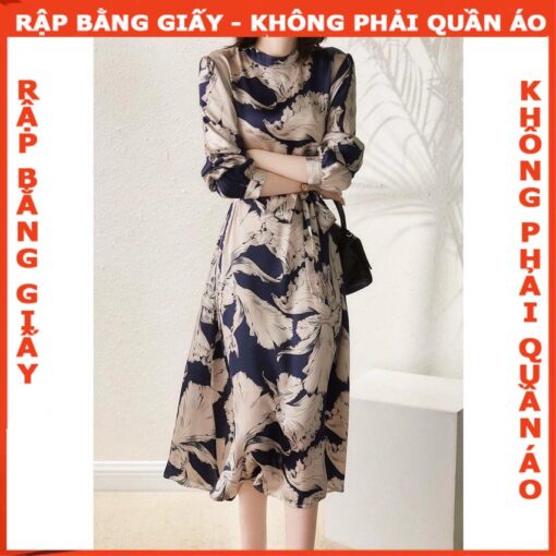 Rập giấy A0 mã 1537 - đầm cổ chân