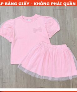 Alternative view of Rập giấy A0 bộ váy bé gái mã R489