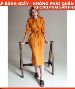 Rập mã 973 - đầm suông dáng dài