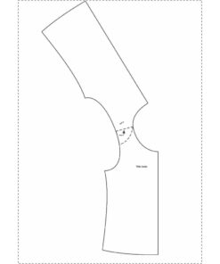 Alternative view of Rập giấy A0 mã 185 - bộ thun vai chồm