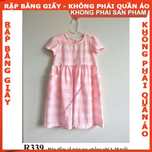 Rập giấy A0 mã R339 - rập đầm bé