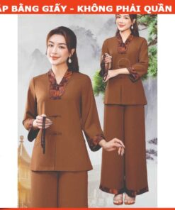 Rập giấy A0 bộ đi chùa mã 1668 - quần lưng thun không túi
