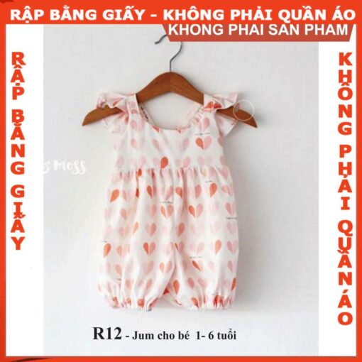 Rập giấy A0 mã R12 - rập jum bé