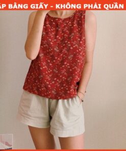 Rập giấy A0 mã 187 - áo sát nách