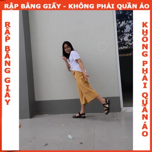 Rập giấy A0 quần suông lửng mã 1209 - Hình ảnh 6