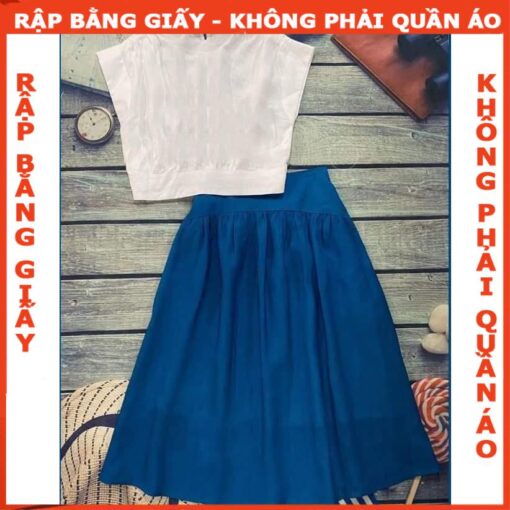 Rập giấy A0 mã 238 - may nguyên set - Hình ảnh 2