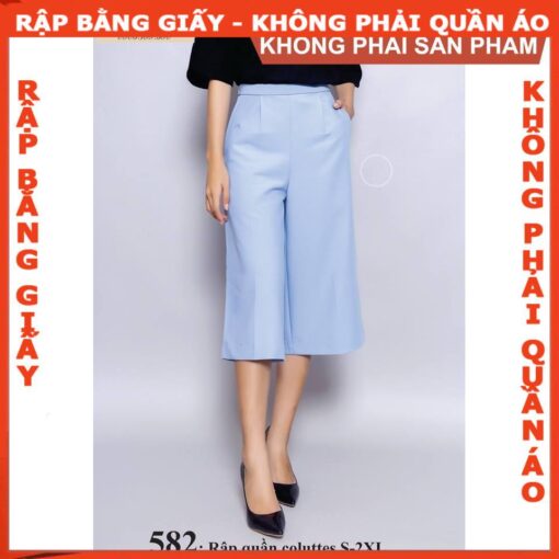 Rập giấy A0 mã 582 - rập quần nữ