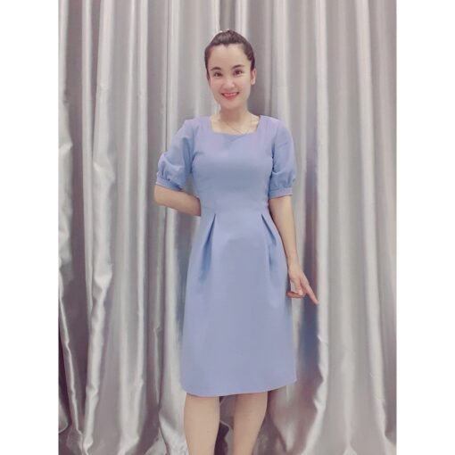 Rập giấy A0 mã 709 - đầm xếp ly - Hình ảnh 5