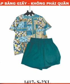 Rập giấy A0 mã 1417 - bộ đùi vải lụa