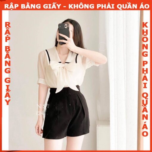 Rập  áo cổ sen nhật mã 1308