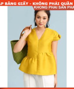 Alternative view of Rập áo croptop tay phồngRập  mã 715