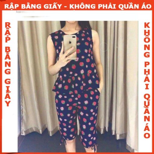 Rập giấy A0 mã 329 - bộ lửng mặc nhà