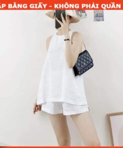 Alternative view of Rập mã giấy mã 1334 - bộ áo quần short lưng thun