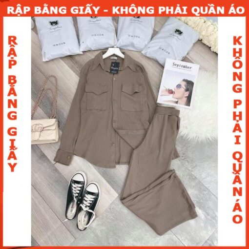Rập giấy A0 mã 1541 -rập bộ sơ mi - Hình ảnh 2