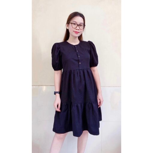 Rập giấy A0 mã 529 - đầm babydoll - Hình ảnh 3