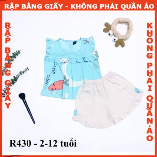 Rập giấy A0 mã R430 - bộ đùi bé