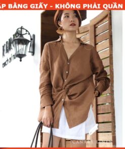 Rập giấy A0  áo xoắn eo mã 150