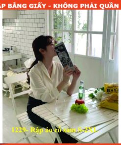 Alternative view of Rập giấy A0 mã 1229 - áo cổ sam