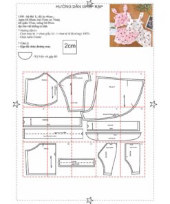 Alternative view of Rập giấy mã 1508 - bộ mặc nhà