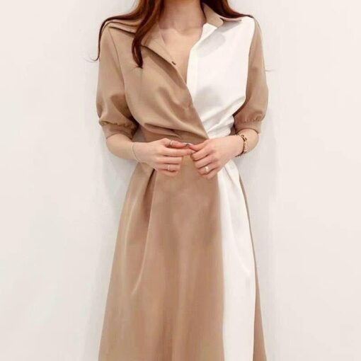 Rập giấy A0 mã 1524 - đầm sơ mi - Hình ảnh 3