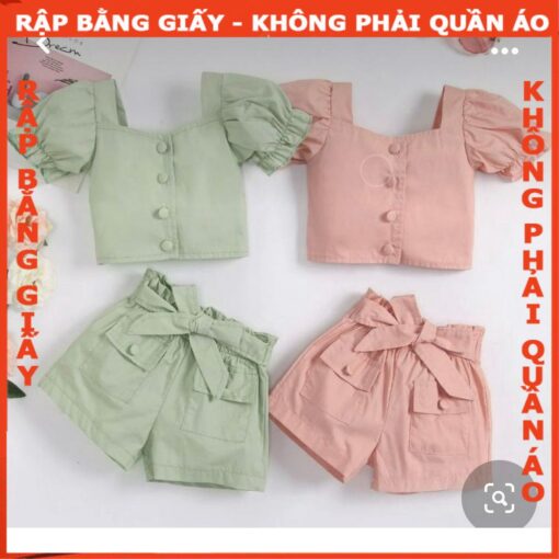 Rập giấy A0 bộ đùi bé gái mã R472 - Hình ảnh 2