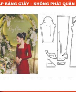 Rập giấy A0 áo dài nữ mã AD43