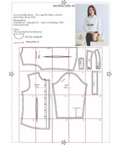 Alternative view of Rập giấy A0 mã 46 - rập áo sơ mi