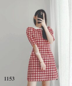 Alternative view of Rập giấy A0 mã 1153  - đầm sơ mi dáng A