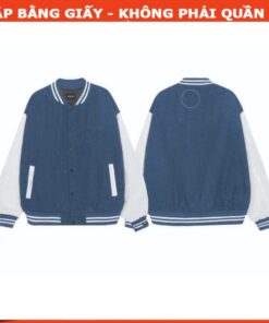 Rập giấy A0 mã B61 - áo bomber unisex -40 đến 130kg