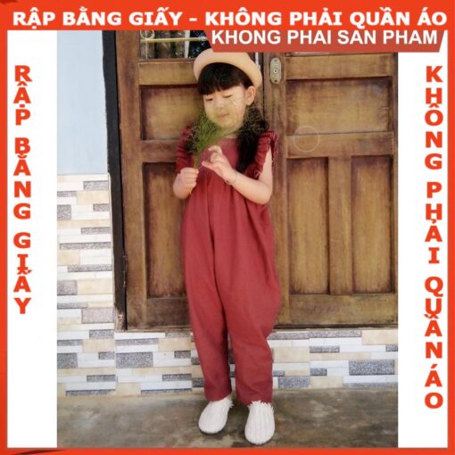 Rập giấy A0 mã R405 - jum cánh tiên cho bé - Hình ảnh 2