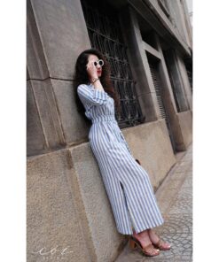 Alternative view of Rập giấy A0 mã 241 - đầm cổ chân tay dài