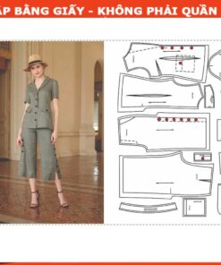 Rập mã 1317 - bộ quần suông lửng