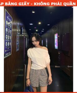 Rập giấy A0 mã 131 - áo thun trễ vai