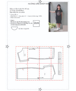 Alternative view of Rập  mã R392 - đầm thun suông cho mẹ bé