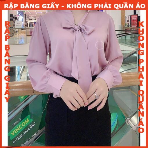 Rập giấy A0 áo thắt nơ mã 1241