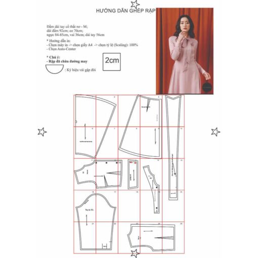 Rập giấy A0 mã 512  - rập đầm - Hình ảnh 2