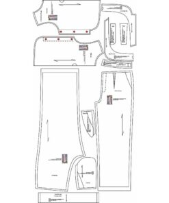 Alternative view of Rập giấy A0 mã T36- Rập nguyên set