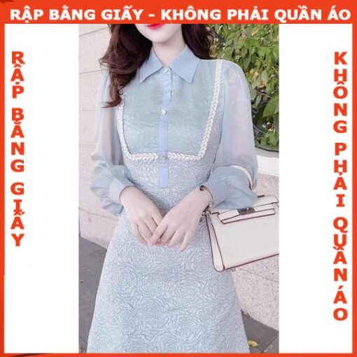 Rập giấy A0 đầm dáng A mã 1528